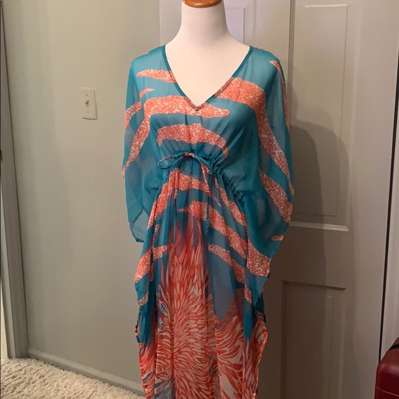 Club Z Collection Other - Chiffon beach coverup maxi.